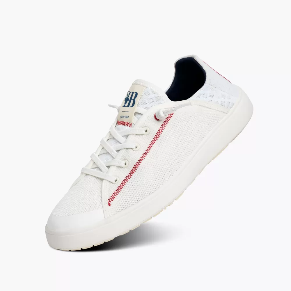 Tropicfeel Relax Travel Sneakers | Water-Friendly Sneakers^Sunset Ocean Sail White